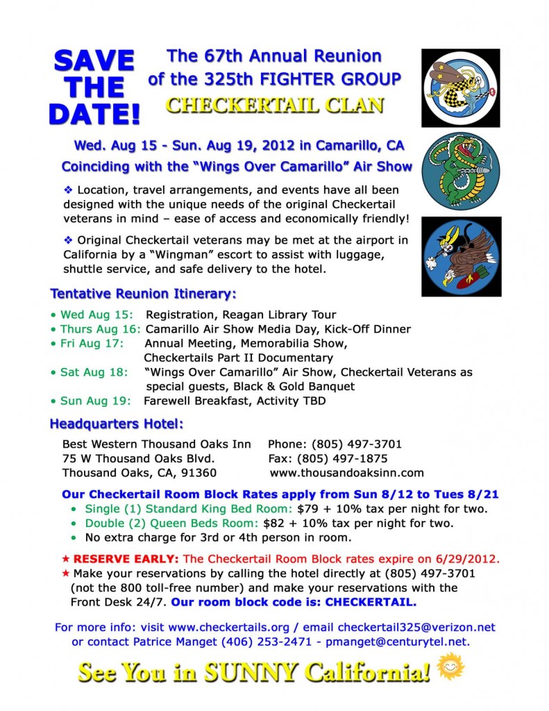Checkertail 2012 Reunion