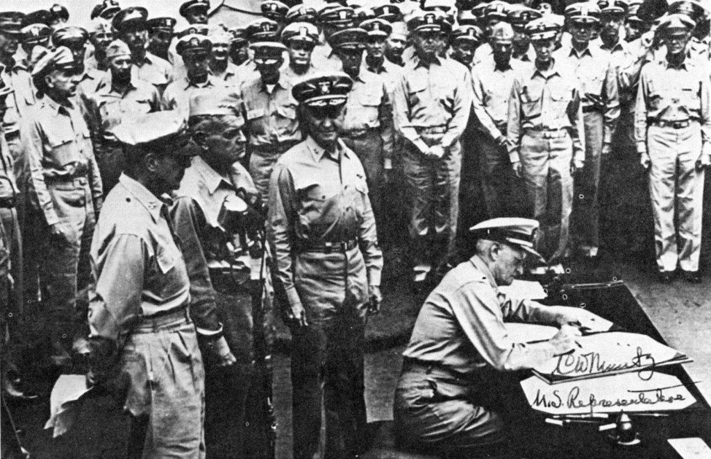 Surrender Fleet Admirals, US Navy