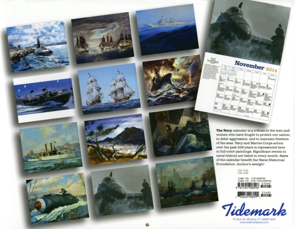 2014 NHF Calendar - Back