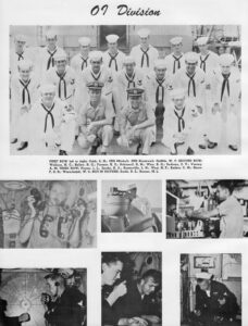 OI Division, USS Halsey Powell, from 1958 Cruise Book