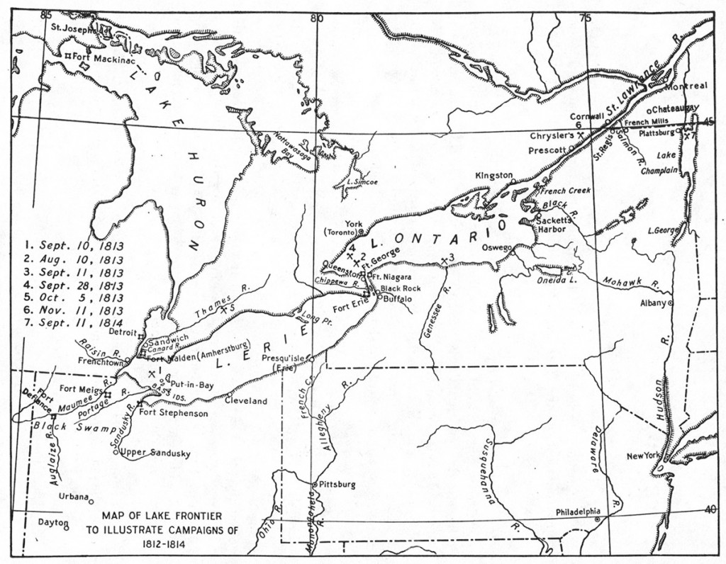 From "Seapower in Its Relation to the War of 1812 (Vol. 1, p. 371) by A.T. Mahan (Boston: Little, Brown, 1905).