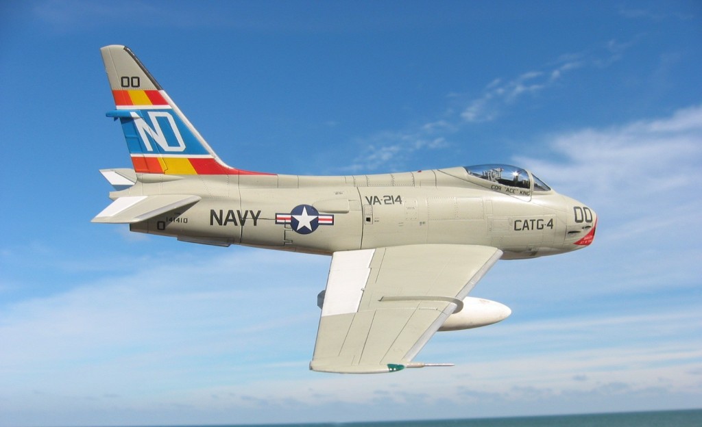 FJ-4B Fury, sponsored by VADM Gerald E. "Jerry" Miller