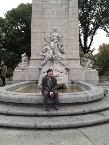 At the Maine Monument in NYC