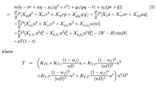 Does this look normal to you? To all submarine officers, it is child's splay. The 2014 STEM-H fellows found several ways to make equations like this (Axial Force) acceptable for the classroom environment in Middle and High Schools.