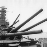 16"/45 cal. on USS South Dakota