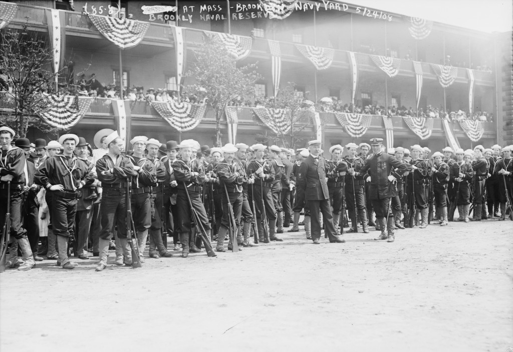 NY Naval Militia in  Brooklyn, 1908