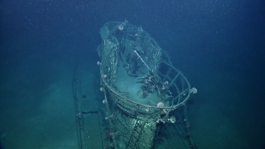 Wreck of U-166 (OET/Nautiluslive.org)