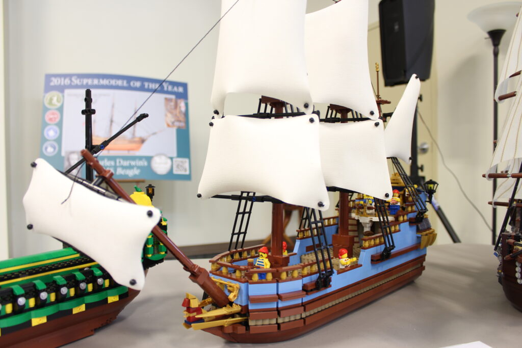 A replica of Kalmar Nyckel in the 17+ contest category. (NHF Photo/Matthew Eng/Released)