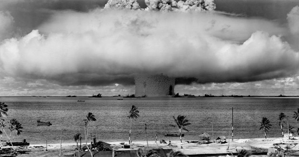 The "Baker" blast, "Operation Crossroads." (Photo: US Navy) 